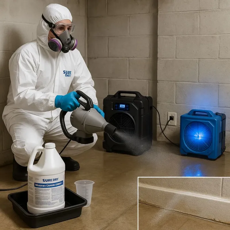 Sanitization and Odor Removal process in Coldwater, MS