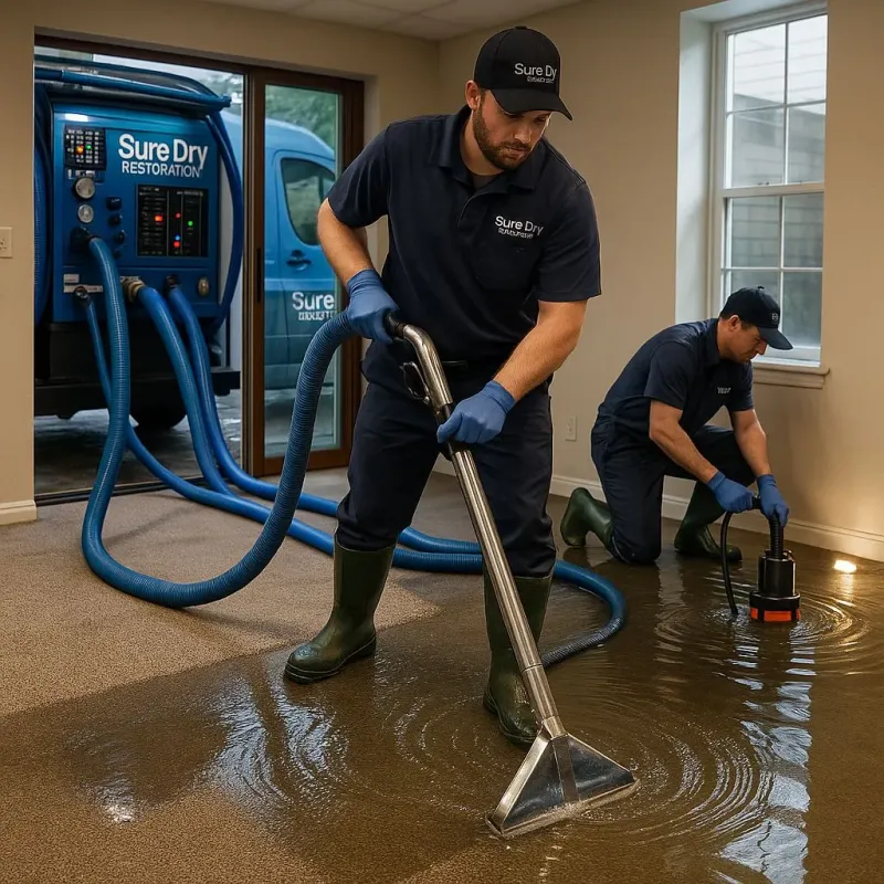 Water Extraction and Removal process in Coldwater, MS